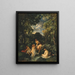 van de schilders in een bosbeek - Narcisse Virgile Diaz de la Peña — ingelijst kunstwerk aan de muur