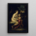 Educatie van Cupido - Narcisse Virgile Diaz de la Peña — ingelijst kunstwerk aan de muur