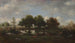 Boslandschap met herten - Narcisse Virgile Diaz de la Peña — weergave van het kunstwerk