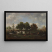 Boslandschap met herten - Narcisse Virgile Diaz de la Peña — ingelijst kunstwerk aan de muur