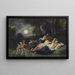 De slaap van de nimfen in de nacht - Narcisse Virgile Diaz de la Peña — ingelijst kunstwerk aan de muur