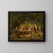 Kleine vijver in het bos - Narcisse Virgile Diaz de la Peña — ingelijst kunstwerk aan de muur