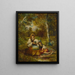 van Bohemien rusten in het bos - Narcisse Virgile Diaz de la Peña — ingelijst kunstwerk aan de muur