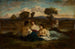 De baders - Narcisse Virgile Diaz de la Peña — weergave van het kunstwerk