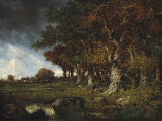 NarcisseVirgile Diaz de La Pea - The Edge of the Forest at Les MontsGirardFontainebleau.webp