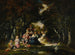 Een deel van het landschap - Narcisse Virgile Diaz de la Peña — weergave van het kunstwerk