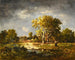 Een bosperceel - Narcisse Virgile Diaz de la Peña — weergave van het kunstwerk