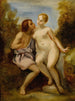 Un et Adonis - Narcisse Virgile Diaz de la Peña — weergave van het kunstwerk