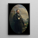 Portrait of Ren Moretus - Narcisse Alexis Joseph Léopold Baudin — framed artwork on a wall