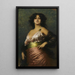 Een exotische schoonheid - Nathaniel Sichel — ingelijst kunstwerk aan de muur