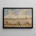 Abbey of Westminster and St Paul from Battersea Fields - Nathaniel Smith — framed artwork on a wall