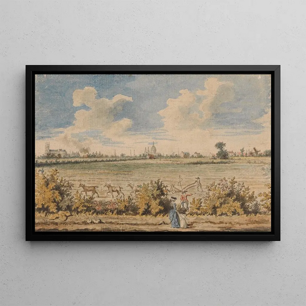 Nathaniel Smith - Westminster Abbey and St Pauls from Battersea Fields.webp