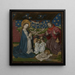 Nativiteit - Meester van Keulen van 1458 — ingelijst kunstwerk aan de muur