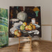 Reproductie van het schilderij Natuurstudie schilderij; Appels en pot - Samuel John Peploe