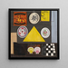 Still life with griffon - Jean Brusselmans — framed artwork on a wall