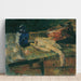 Reproductie van het schilderij Natuurstudie met blauwe fles en gevederde kip - James Ensor