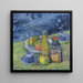 Natuurstudie met flessen en fruit - Alexej von Jawlensky — wandpresentatie van het kunstwerk
