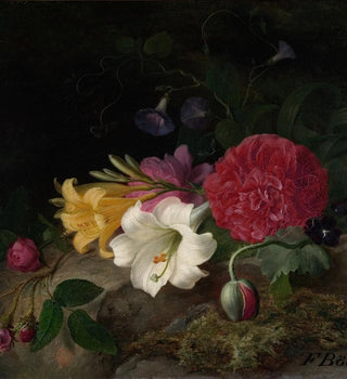 Frants Diderik Be - Still Life with Flowers.webp