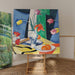Reproductie van het schilderij Natuurtafereel met tulpen - Samuel John Peploe