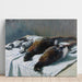 Reproductie van het schilderij Natuurschilderij met fazanten en spreeuwen - Claude Monet