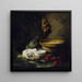 Natuurstudie met kaas - Antoine Vollon — ingelijst kunstwerk aan de muur