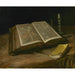 Reproductie van het schilderij Natuurstudie met de Bijbel - Vincent van Gogh