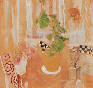 Nature morte avec tête en bronze - Oskar Moll