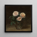 Natuurgetrouwe Kunstdruk van een stilleven met hulstvas, kersenschotel, Japanse kom en kopje met schotel - Henri Fantin-Latour — ingelijst kunstwerk aan de muur