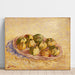 Reproductie van het schilderij Natuurstudie, mandje met appels - Vincent van Gogh