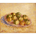 Reproductie van het schilderij Natuurstudie, mandje met appels - Vincent van Gogh