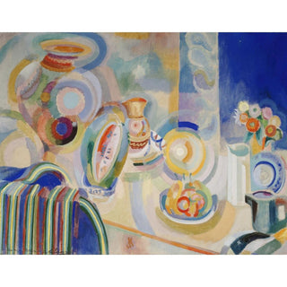 Nature morte portugaise - Robert Delaunay | Reproduction Tableau Décoration murale affiche copie