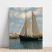 Reproductie van het schilderij Schepen in de haven van Chioggia - Alfred Zoff
