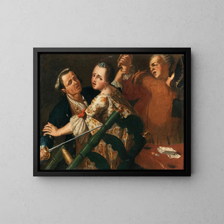 Neapolitan School - A Fight During A Card Game.webp