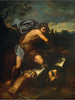 David en Goliath - Napolitaanse School — weergave van het kunstwerk