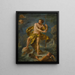 Neptune - Napolitaanse School — ingelijst kunstwerk aan de muur