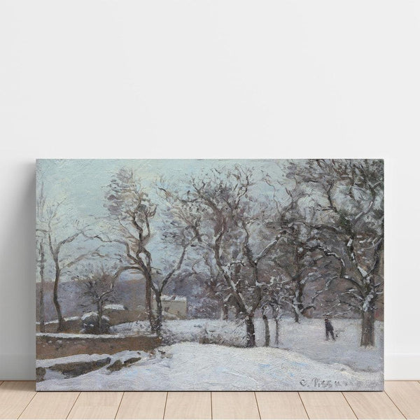 Reproductie van het schilderij Sneeuw in Louveciennes - Camille Pissarro