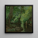 Nemi Painting The Crawfish Fisherman - Jean-Baptiste-Camille Corot — framed artwork on a wall
