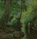 Nemi Painting The Crawfish Fisherman - Jean-Baptiste-Camille Corot — artwork view