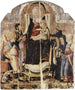 Virgin and Child enthroned with saints - Neri di Bicci — artwork view