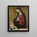 van het Madonna en Kind met een distelvink - Neroccio de' Landi — ingelijst kunstwerk aan de muur
