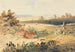 Hare in a landscape - Newton Limbird Smith Fielding — artwork view