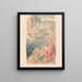 Sint Johannes op Patmos - Nicaise De Keyser — ingelijst kunstwerk aan de muur
