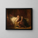 De kunstenaar Michelangelo aan het bed van Vittoria Colonna - Nicaise De Keyser — ingelijst kunstwerk aan de muur