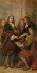 Le graveur Gérard Edelinck à Paris - Nicaise De Keyser — weergave van het kunstwerk