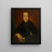 De schilder Henri Leys - Nicaise De Keyser — ingelijst kunstwerk aan de muur