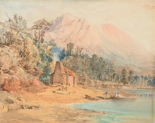 Nicholas Chevalier - Bennells Store Lake Wakatipu.webp