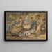 Traversée de la rivière Teremakau - Nicholas Chevalier — framed artwork on a wall