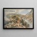 Route des gorges d'Otira - Nicholas Chevalier — framed artwork on a wall