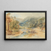 Ruisseau Tarohonga, route de Rimutaka - Nicholas Chevalier — framed artwork on a wall