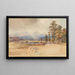Waipoua - Nicholas Chevalier — framed artwork on a wall